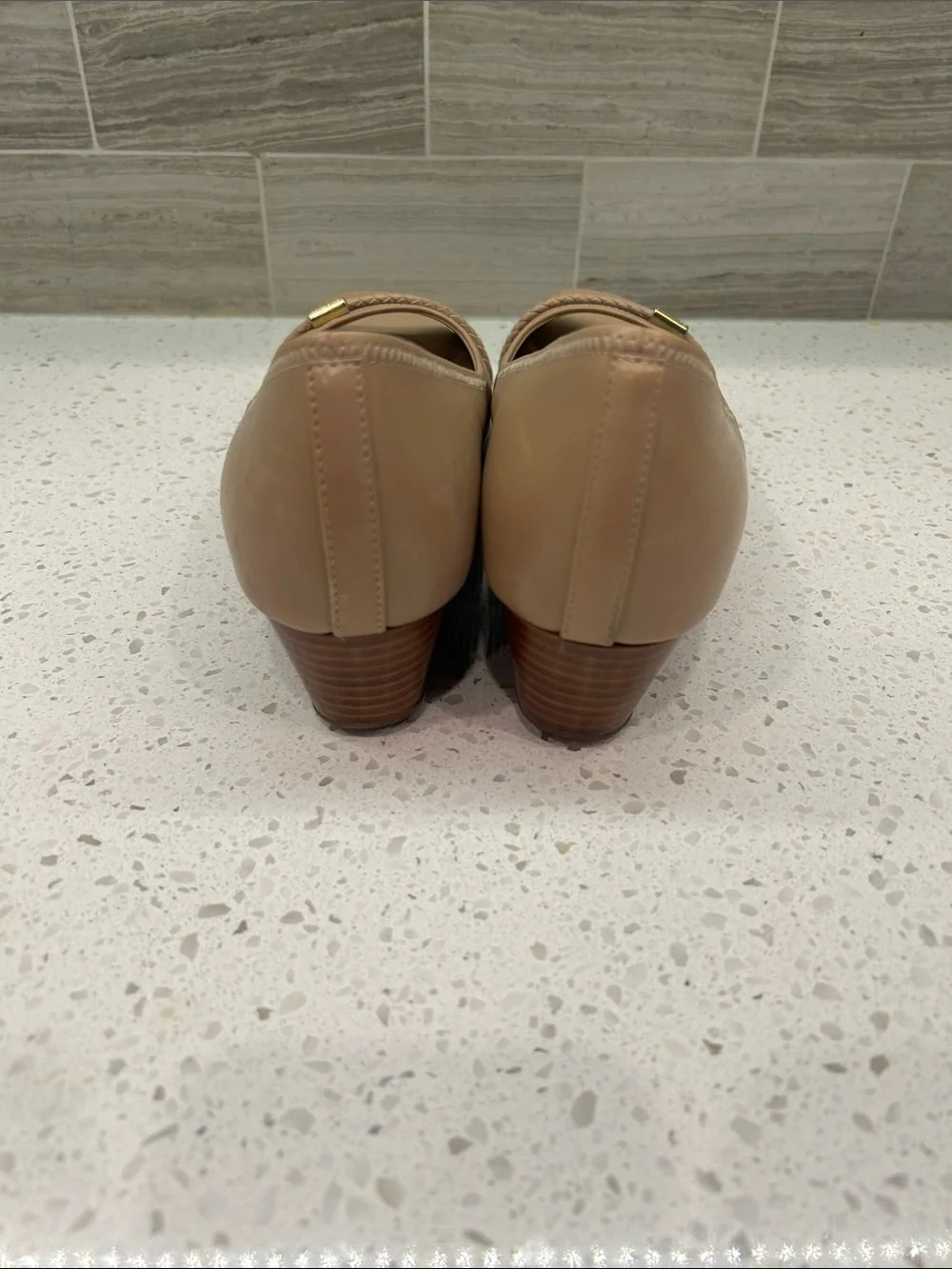 Cole Haan beige leather